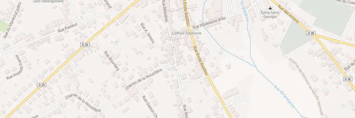 Plan du 73 Rue Beaupuy à Mussidan