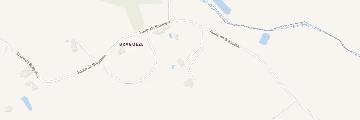 Plan du 1422 Rte de Braguèze à Roumagne