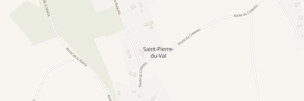 Plan du 1808 Rte du Cotentin à Saint-Pierre-du-Val