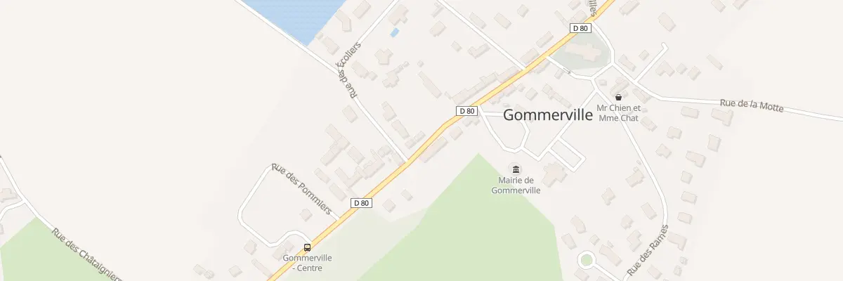 Plan du 160 Rue du Comte Louis Hocquart à Gommerville