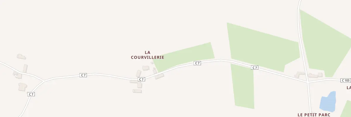 Plan du 5014 La Courvillerie à Saint-Vincent-des-Prés