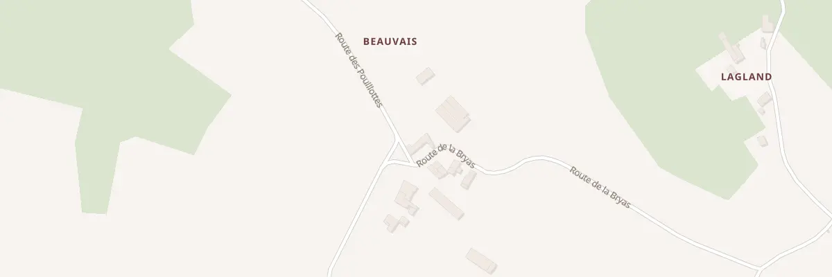 Plan du 480 Rte de la Bryas à La Rochebeaucourt-et-Argentine