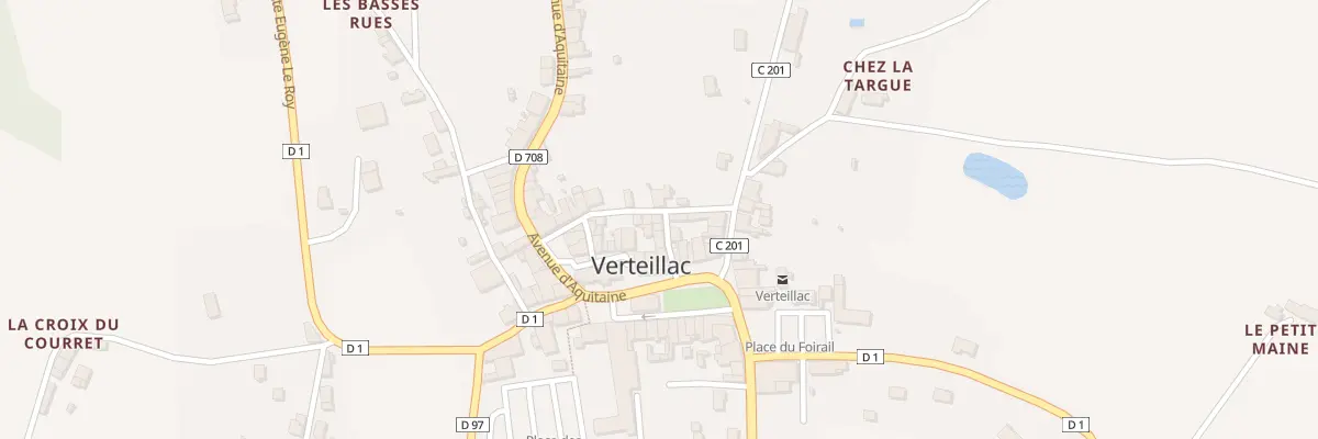 Plan du 39 Rue de l’Ancienne Ecole à Verteillac