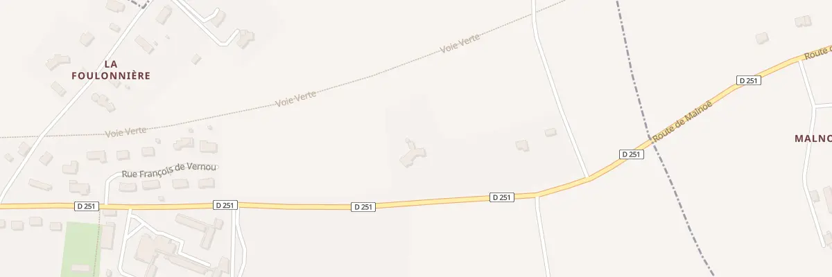 Plan du 181 Sente au Gros à Coulonges-sur-Sarthe