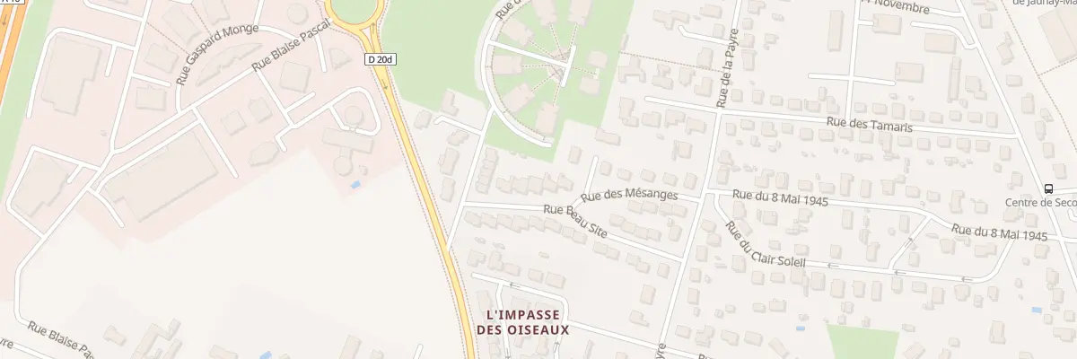 Plan du 14 Rue du Beau Site à Jaunay-Marigny