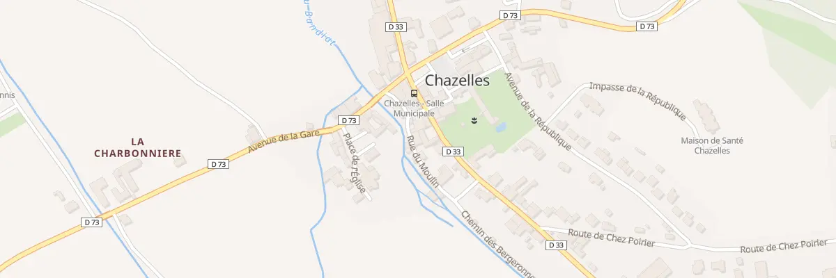 Plan du 5 Rue du Moulin à Chazelles