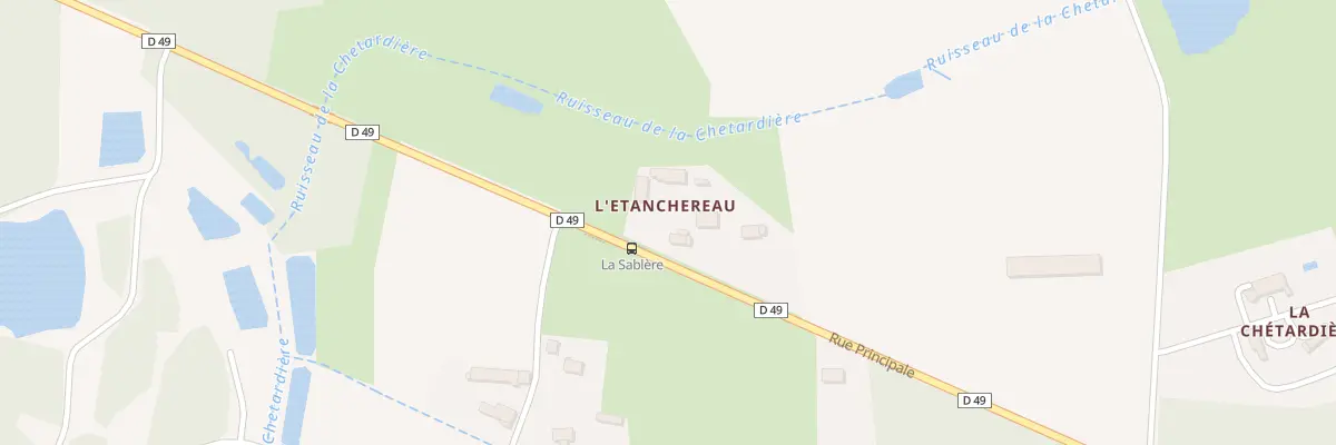 Plan du 323 L’Etanchereau à Cléré-les-Pins
