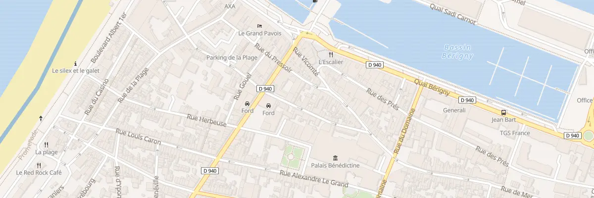 Plan du 36 Rue Maupas à Fécamp
