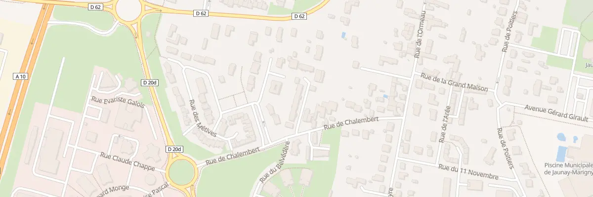 Plan du 5 All Annette de Chalembert à Jaunay-Marigny
