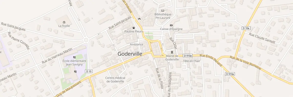 Plan du 1 Rue Jean Prévost à Goderville