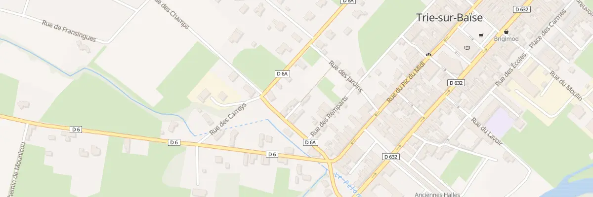 Plan du 6 Che des Tamaris à Trie-sur-Baïse