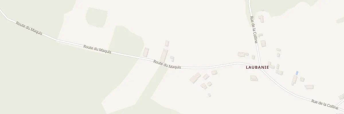 Plan du 286 Rte du Maquis à Saint-Georges-Blancaneix