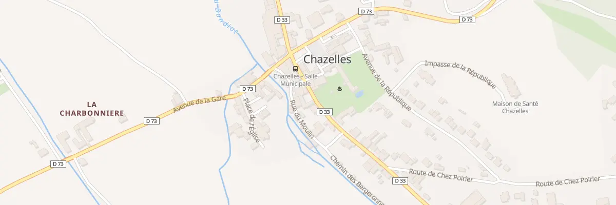 Plan du 5 Rte de Marthon à Chazelles