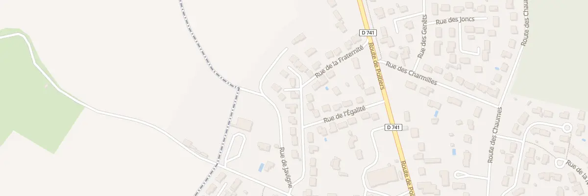 Plan du 11 Rue de la Liberté à Roches-Prémarie-Andillé