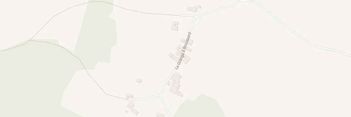Plan de La Grange A Broussard à Beaulieu-sur-Sonnette