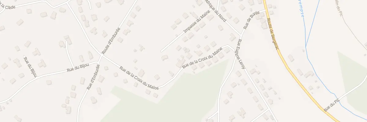 Plan du 1134 Rue de la Croix du Maine à Mussidan