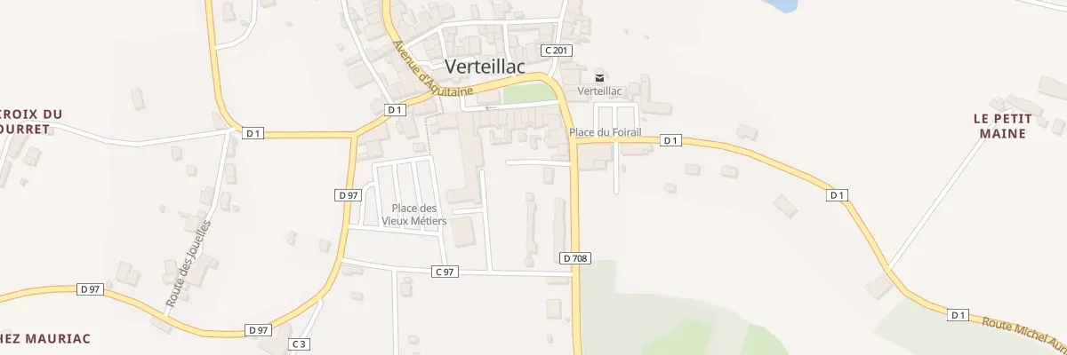 Plan du 32 Rte Gabriel Palus à Verteillac