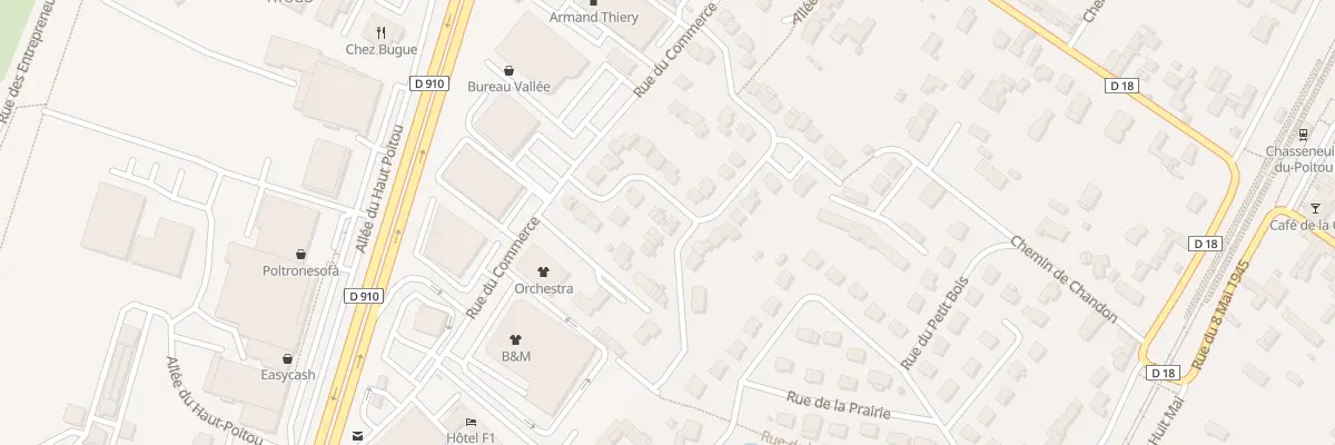 Plan du 14A Rue des Bleuets à Chasseneuil-du-Poitou