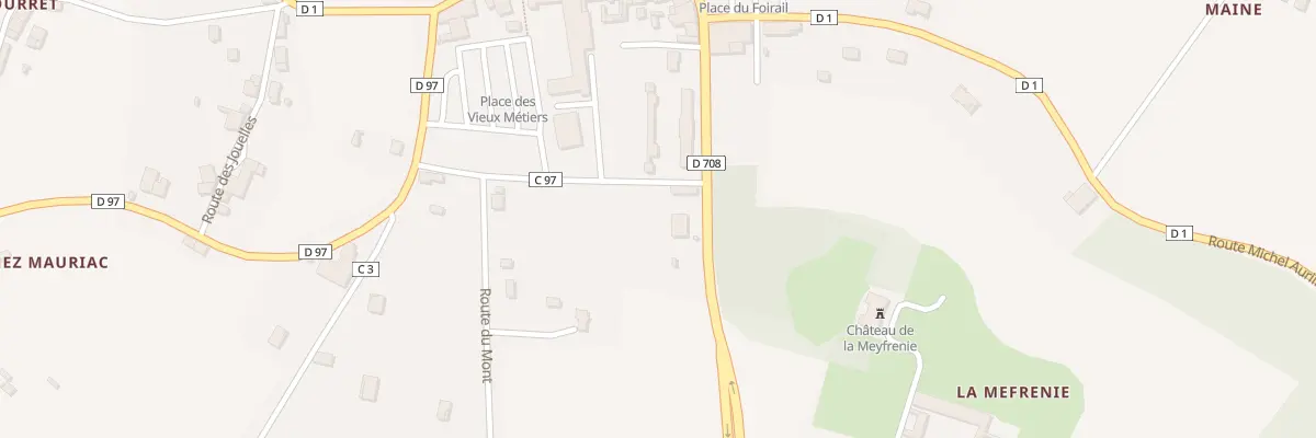 Plan du 162 Rte Gabriel Palus à Verteillac