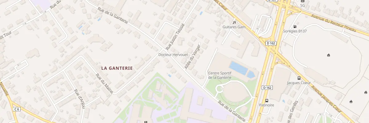 Plan du 51 Rue de la Ganterie à Poitiers