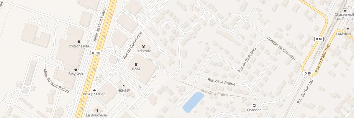 Plan du 22 Rue des Bleuets à Chasseneuil-du-Poitou