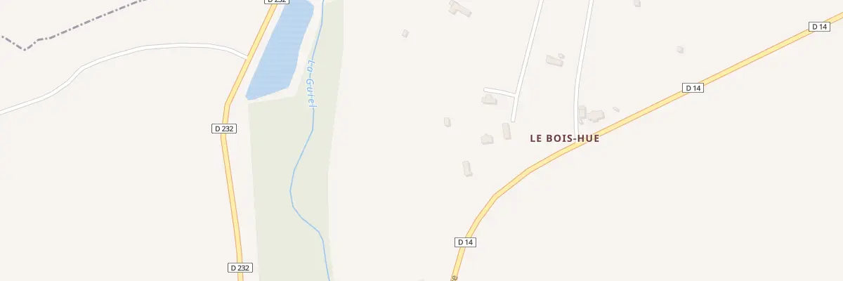 Plan du 3 Le Bois Hue à La Trinité-des-Laitiers