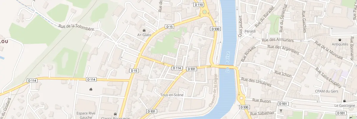 Plan du 5081 Rue Duprat à Condom