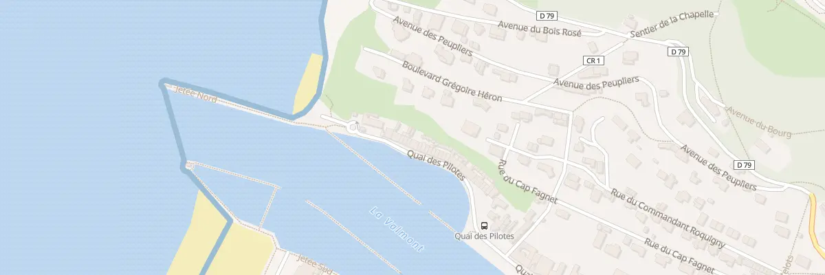 Plan du 52 Quai des Pilotes à Fécamp