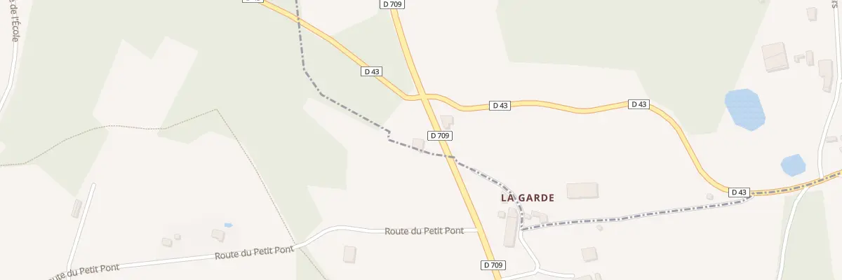 Plan du 188 La Garde à Saint-Martin-de-Ribérac