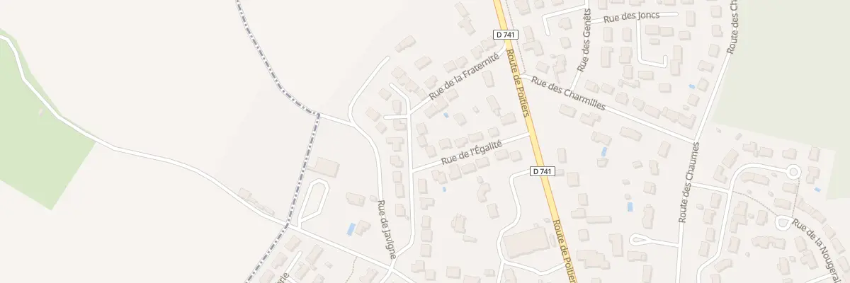 Plan du 12 Rue de la Liberté à Roches-Prémarie-Andillé