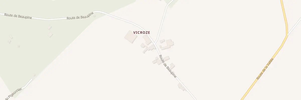 Plan du 339 Rte de Beaupine à Cherval