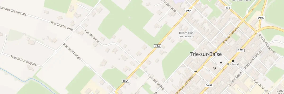 Plan du 4 Rue des Carreys à Trie-sur-Baïse