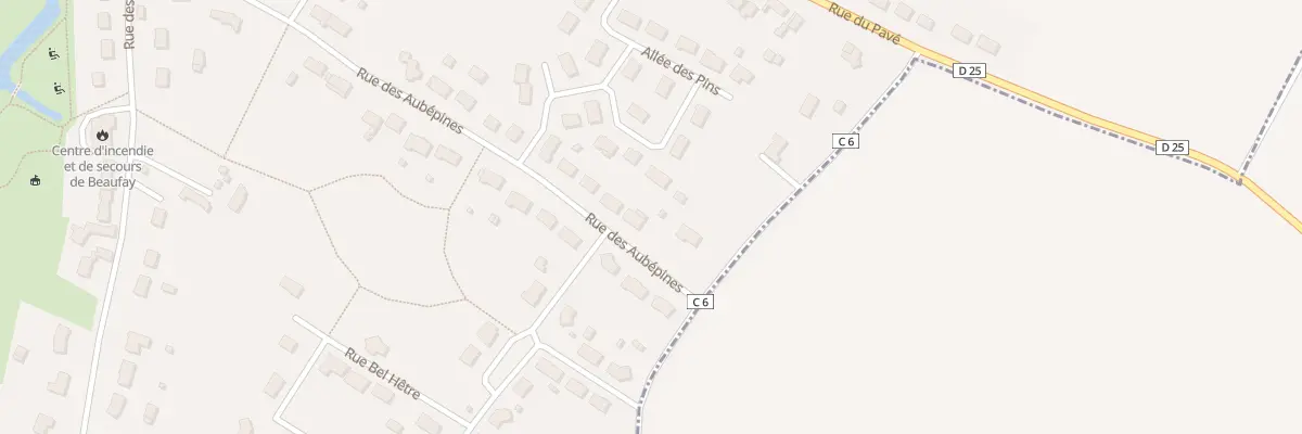 Plan du 31 Rue des Aubepines à Beaufay