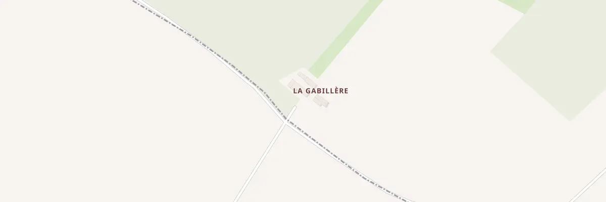 Plan du 1 La Gabillère à Brizay