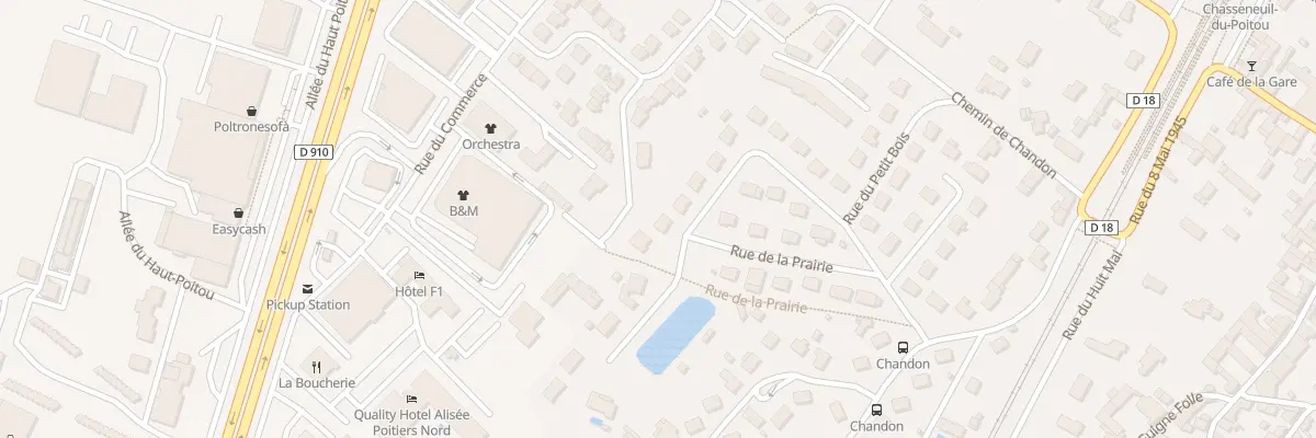 Plan du 17 Rue de la Prairie à Chasseneuil-du-Poitou