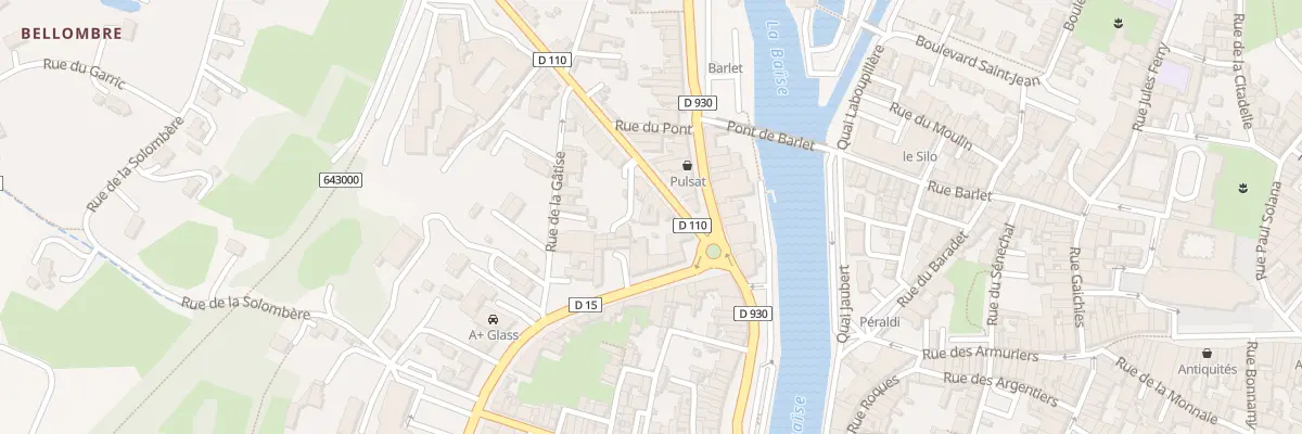 Plan du 6 Rue Aristide Briand à Condom