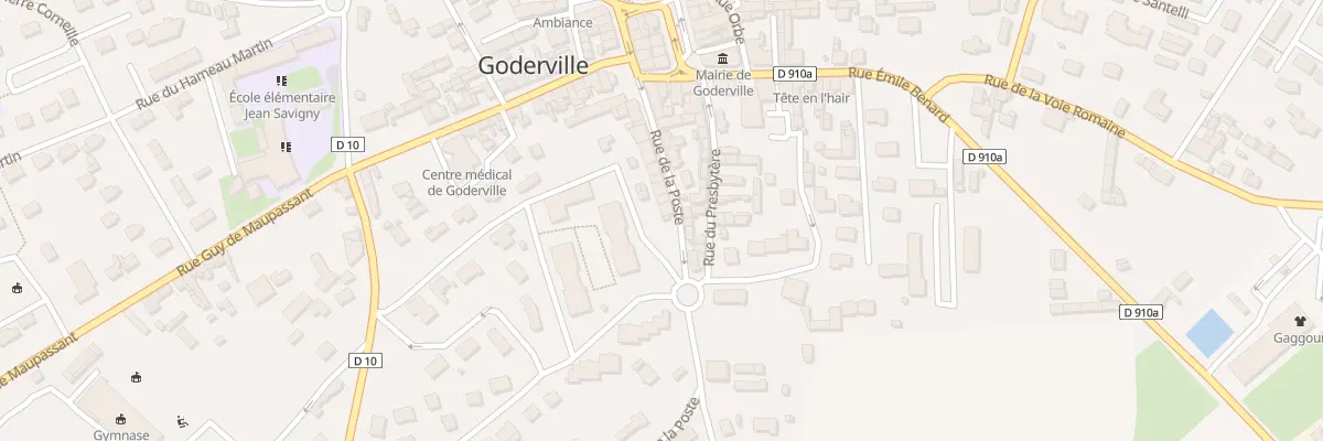 Plan du 22 Rue de la Poste à Goderville