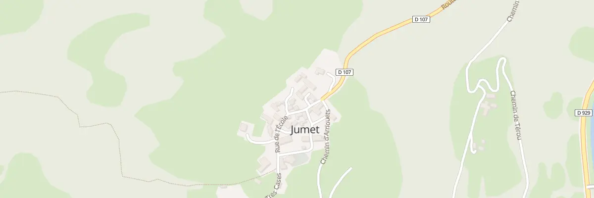 Plan du 5045A Le Village Jumet à Beyrède-Jumet-Camous