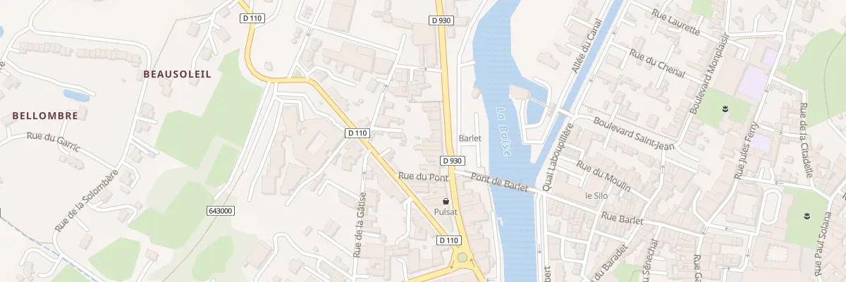 Plan du 28 Av d’Aquitaine à Condom