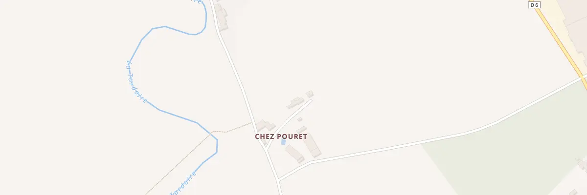 Plan du 247 Chez Pouret à Rivières