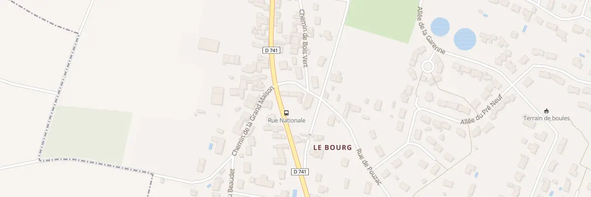 Plan du 56 Rue Nationale à La Villedieu-du-Clain