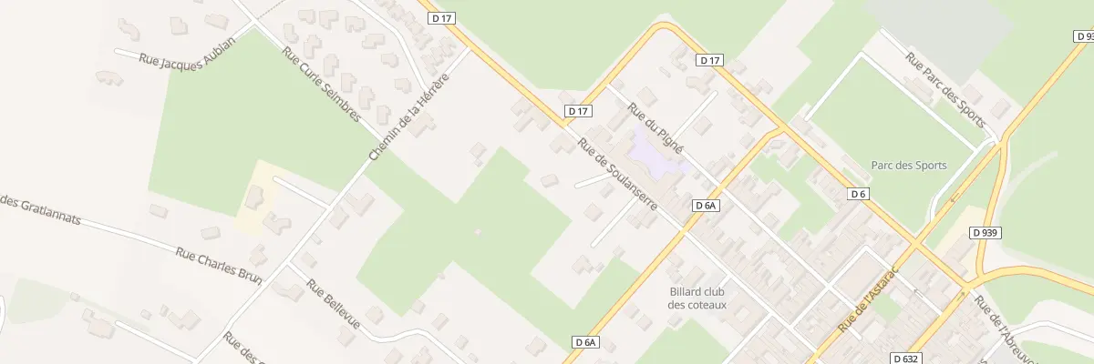 Plan du 21 Rue de Soulanserre à Trie-sur-Baïse