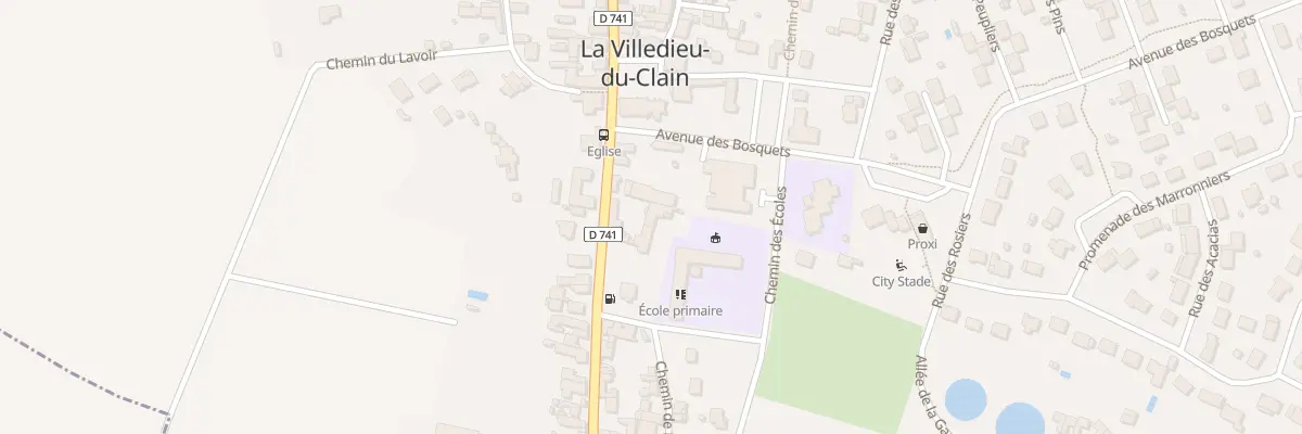 Plan du 38A Rue Nationale à La Villedieu-du-Clain
