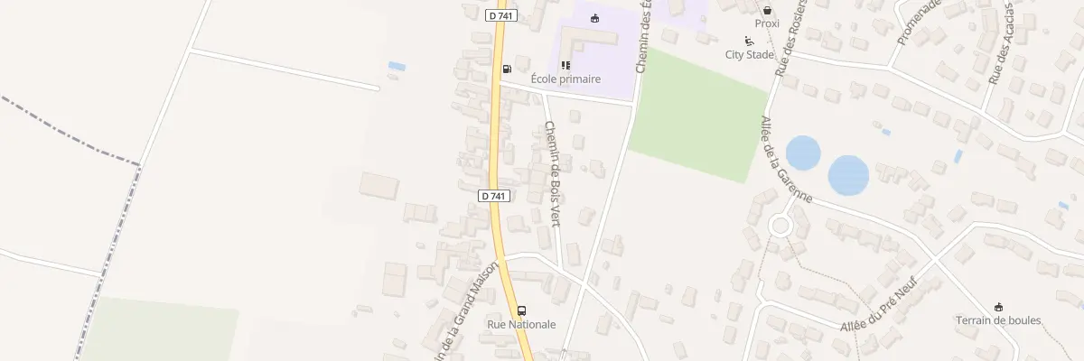 Plan du 5 Che du Bois Vert à La Villedieu-du-Clain