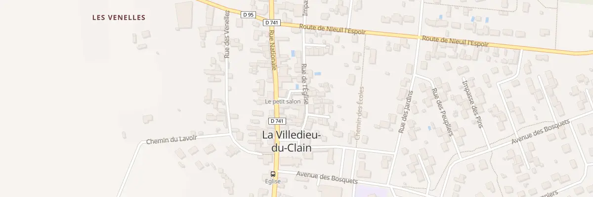 Plan du 1B Rue de l’Eglise à La Villedieu-du-Clain