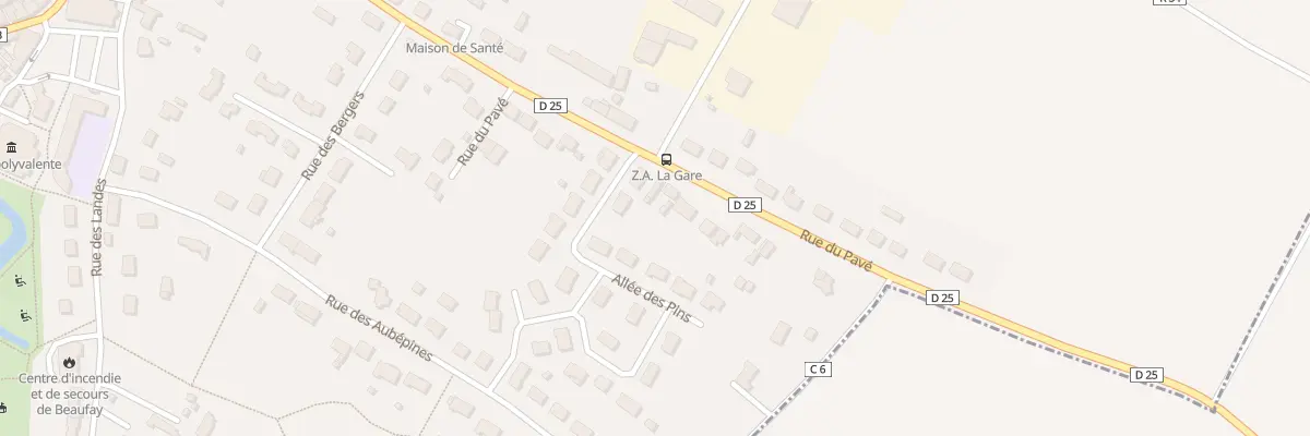Plan du 48 Rue du Pave à Beaufay