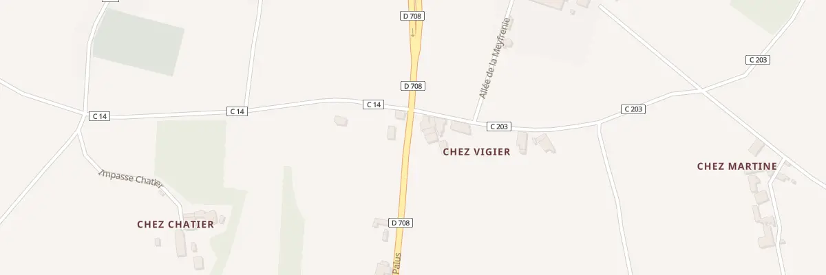 Plan du 1032 Chez Vigier à Verteillac
