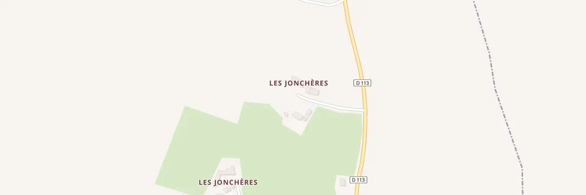Plan du 2 Les Joncheres à Contilly