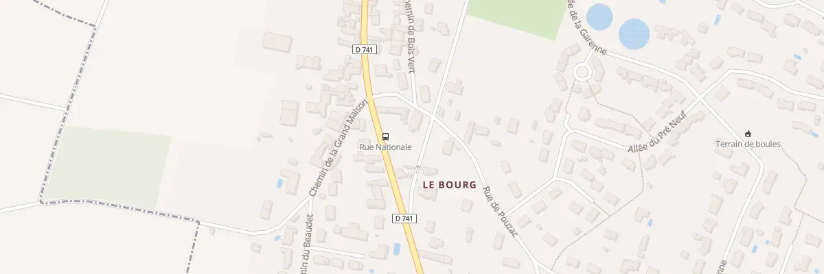 Plan du 2 Rue de Pouzac à La Villedieu-du-Clain