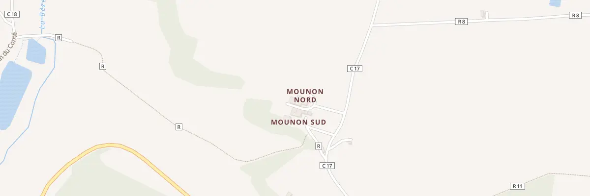 Plan du 5067 Mounon à Bezolles